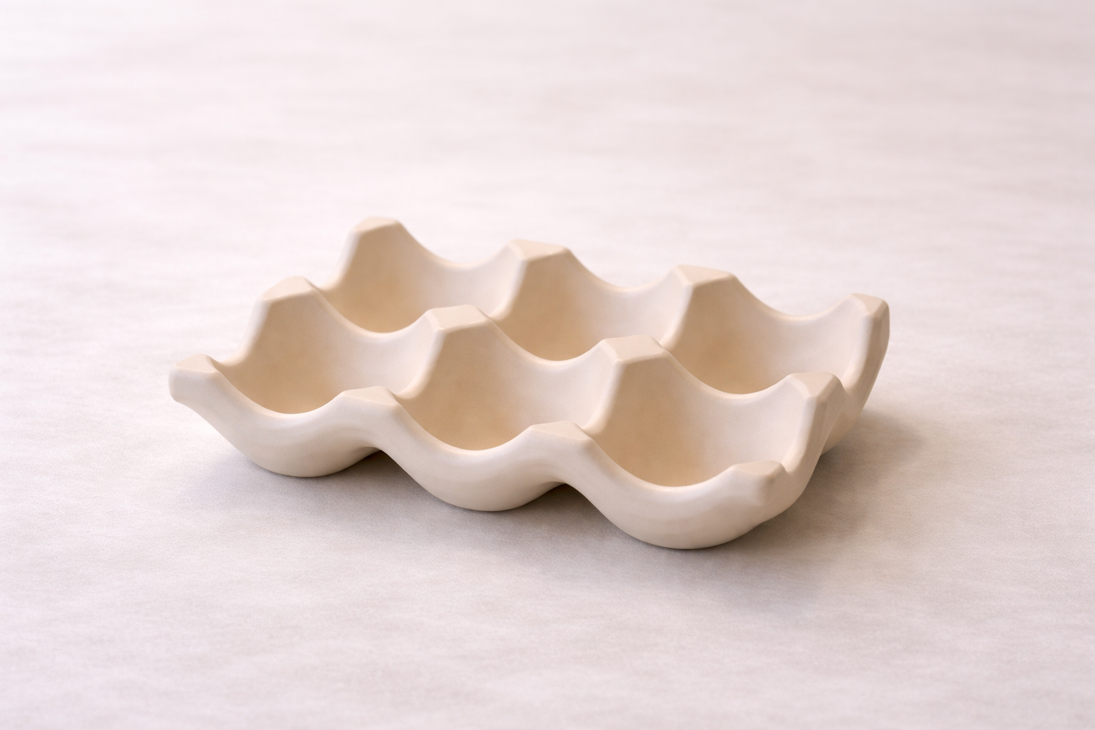 Sculpted Egg Holder - Neutral