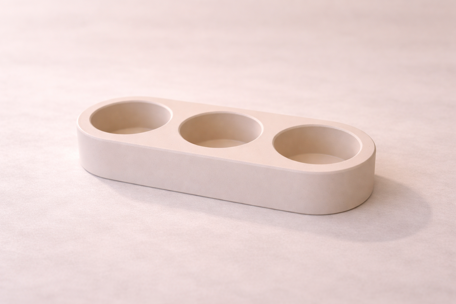 Triple Tealight Holder – Neutral