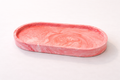 Oval Tray - Pink Marble