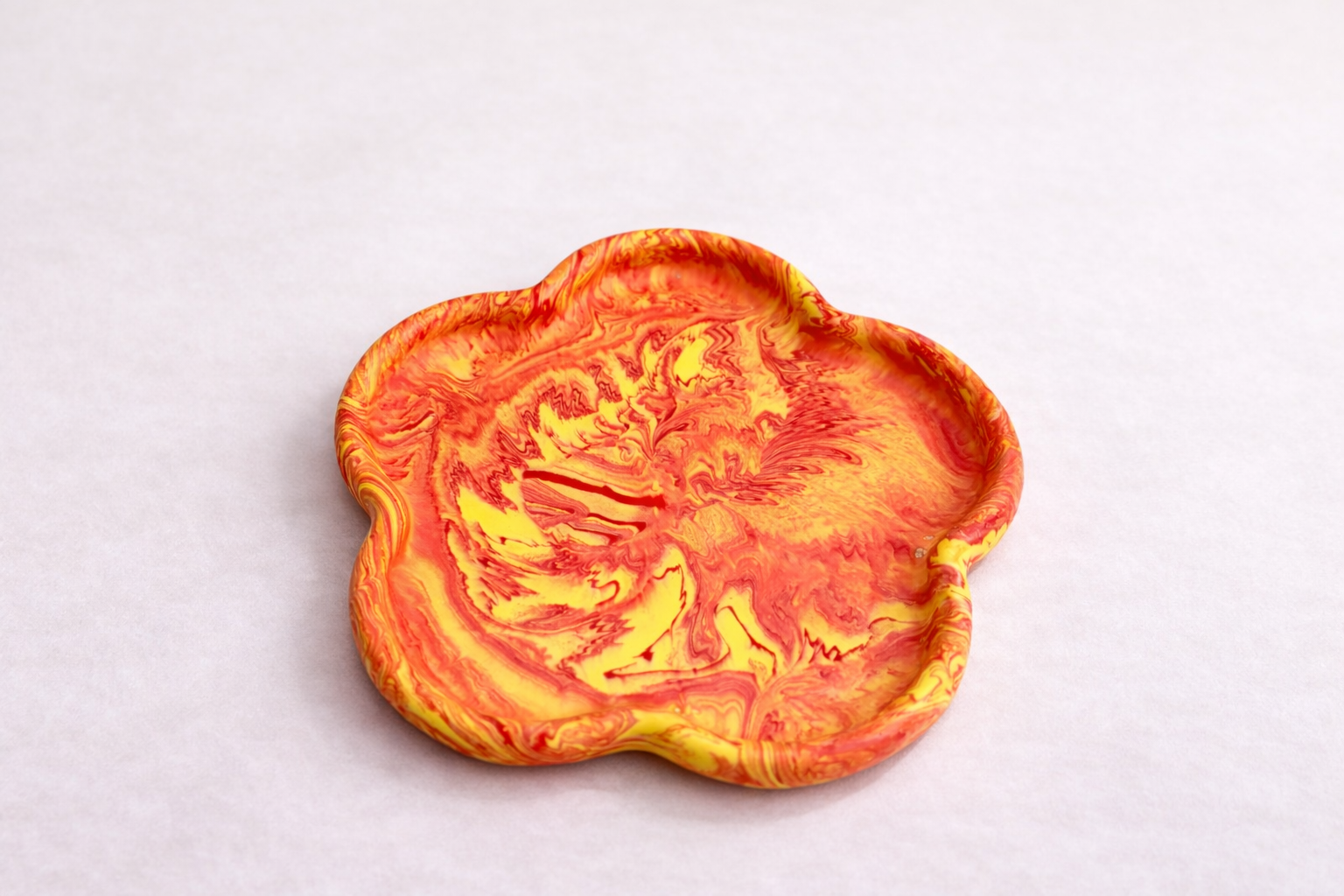 Curved Trinket Tray - Firery