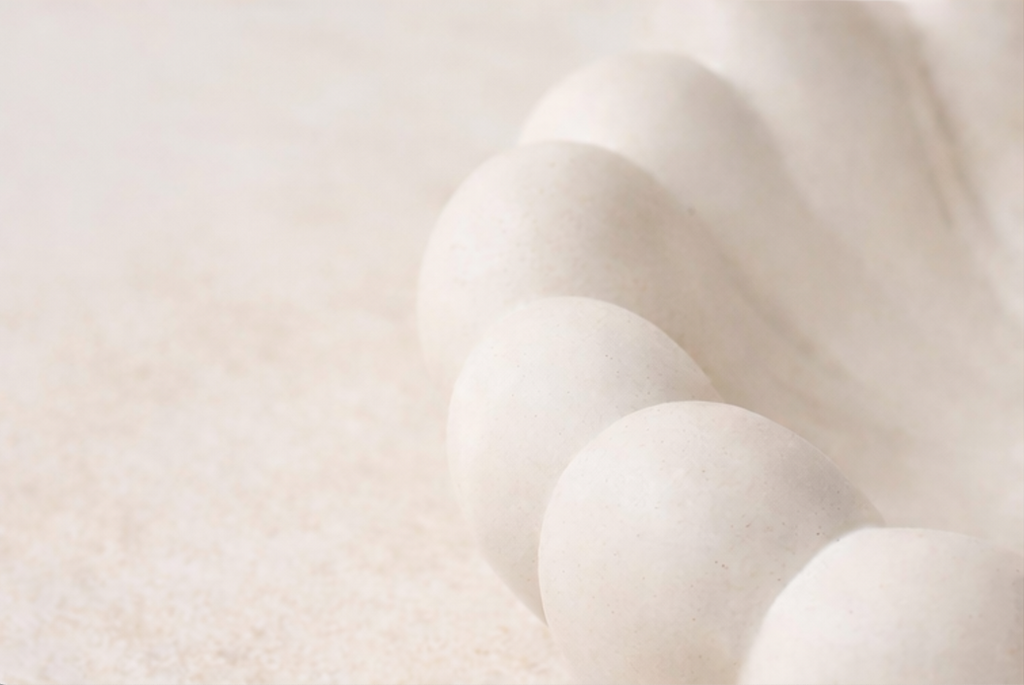 Scalloped Trinket Dish - Neutral